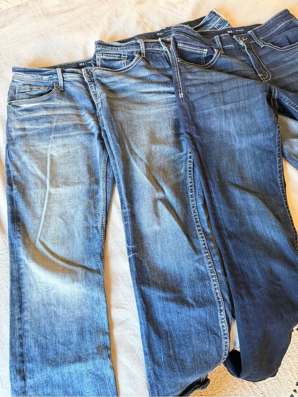 Men's Denim Jeans Bundle - Classic Straight Fit - Picture 3 of 4